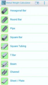 Metal Weight Calculator Apk App Download