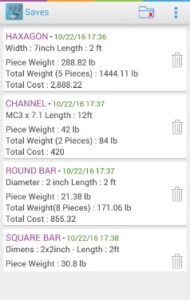 Metal Weight Calculator APK (Latest Version) For Android Download 5