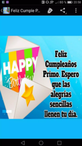 Feliz Cumpleaños Primo APK Download 2